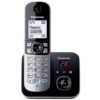 PANASONIC telefon bežični KX-TG6821FXB crni TAM sekretarica