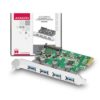 AXAGON PCEU-43V PCIe Adapter 4x USB3.0 + LP limić