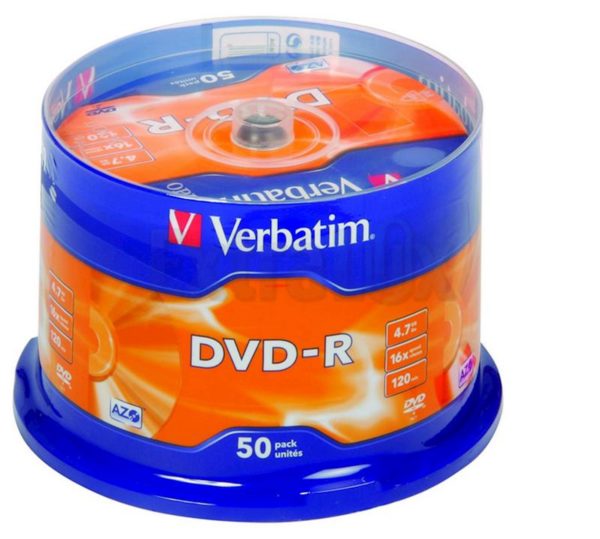 DVD-R MEDIJ VERBATIM 50PK CB 16X 4