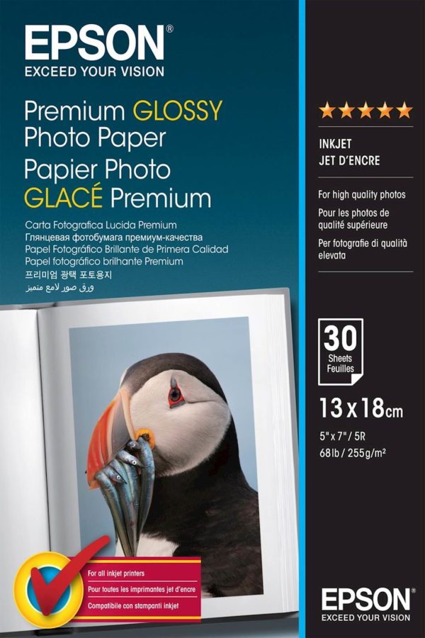 Papir EPSON Premium Glossy 13x18