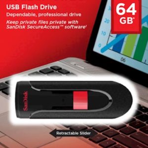USB SanDisk 64GB CRUZER GLIDE 2.0