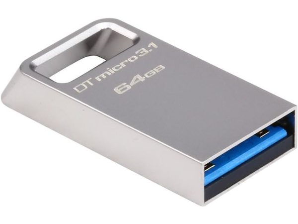 Memorija 64GB Data Traveler Micro USB 3.1/3.0 Type A Metal black