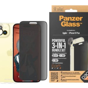 Bundle PanzerGlass iPhone 15 Plus Privacy