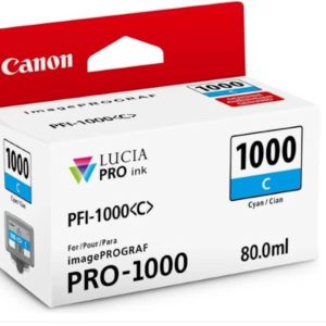 Tinta CANON PFI-1000 CYAN