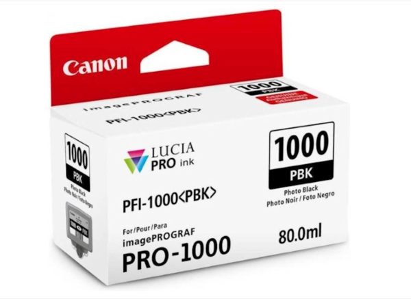 Tinta CANON PFI-1000 PHOTO BLACK