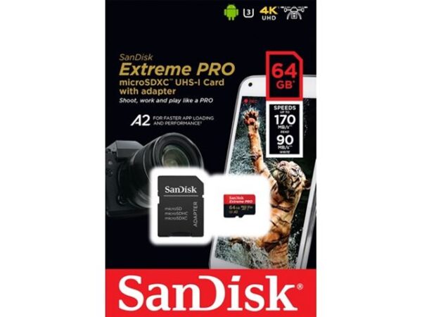 Memorijska kartica SanDisk Extreme Pro microSDXC Memorijska kartica SanDisk Extreme Pro microSDXC