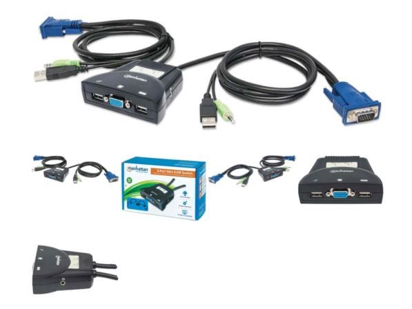 MH KVM 2-port mini switch MH KVM 2-port mini switch