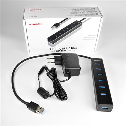 AXAGON HUE-SA7BP 7x USB3.0 Hub AXAGON HUE-SA7BP 7x USB3.0 Hub