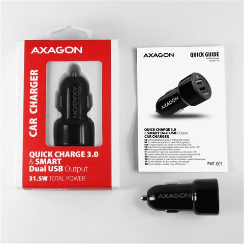 AXAGON PWC-QC5 car charger Smart 5V 2 AXAGON PWC-QC5 car charger Smart 5V 2