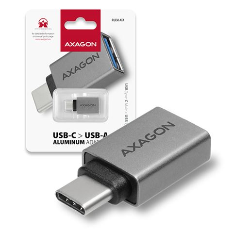 AXAGON RUCM-AFA adapter USB 3.0 Type-C M > na USB 3.0 Type-A F AXAGON RUCM-AFA adapter USB 3.0 Type-C M > na USB 3.0 Type-A F