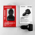 AXAGON PWC-PDQ car charger 1x QC3.0 + 1x PD USB-C