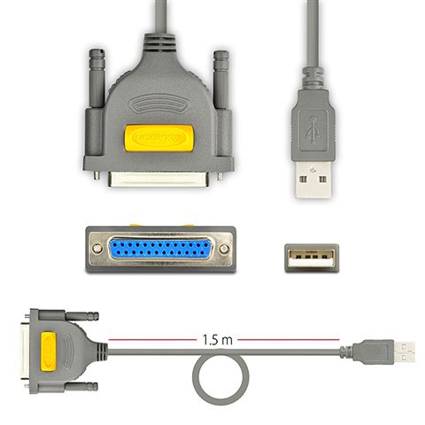 AXAGON ADP-1P25 USB2.0 - Parallel DB25F Printer Adapter AXAGON ADP-1P25 USB2.0 - Parallel DB25F Printer Adapter