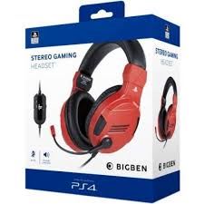 GAME PS4 Bigben Stereo Gaming slusalice v3 Red GAME PS4 Bigben Stereo Gaming slusalice v3 Red