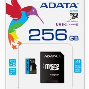 MEM SD MICRO 256GB Premier A1 + ADP AD