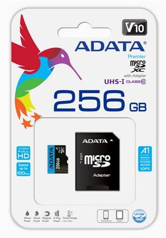 MEM SD MICRO 256GB Premier A1 + ADP AD MEM SD MICRO 256GB Premier A1 + ADP AD
