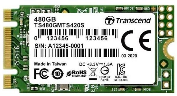 SSD 480GB TS MTS420S M.2 2242 SATA SSD 480GB TS MTS420S M.2 2242 SATA