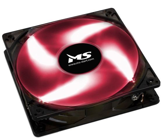 MS FREEZE L120 crveni fan 12 cm MS FREEZE L120 crveni fan 12 cm
