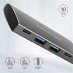 USB HUB AXAGON HMC-4G2 2xUSB3.2 Gen 2