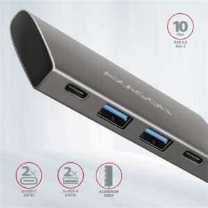 USB HUB AXAGON HMC-4G2 2xUSB3.2 Gen 2