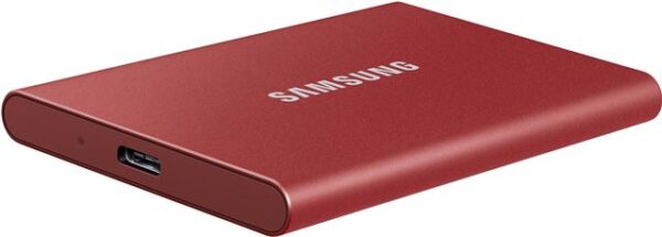 SSD Eksterni 500GB SAM Portable T7 Metallic Red USB 3.2 MU-PC500R/WW
