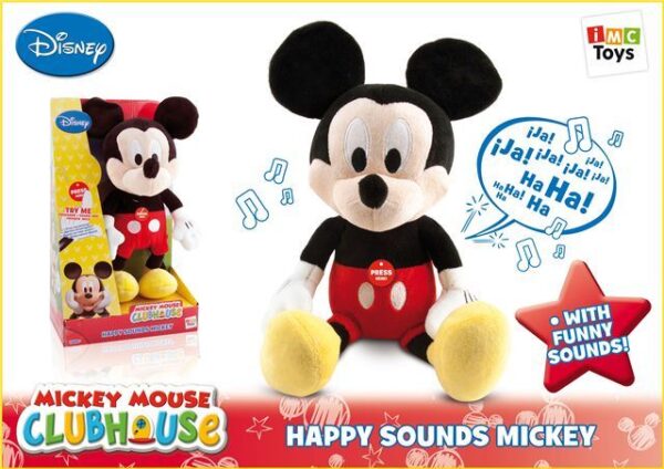Pliš Disney Happy Sounds Mickey