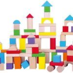 Drvene šarene kocke 3 cm