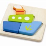 Drvene puzzle 4 dijela - brod