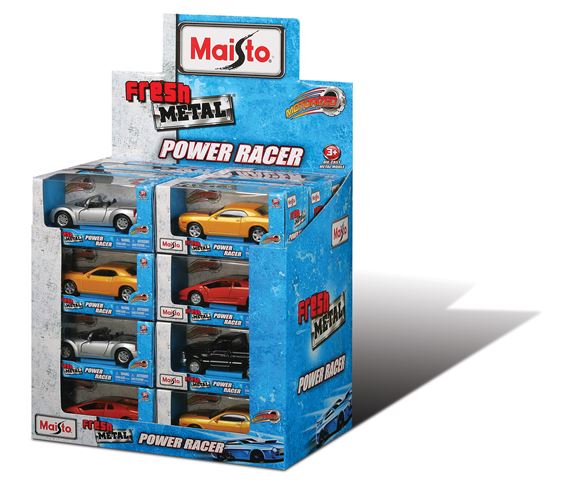 Metalni autić Power Racer 11 cm