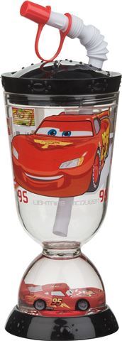 ČAŠA SA SLAMKOM I FIGURICOM CARS 2