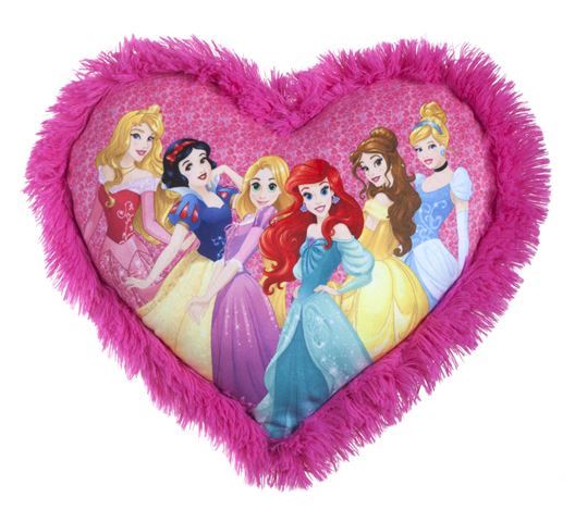 JASTUČIĆ UKRASNI DISNEY PRINCESS SRCE 33 CM