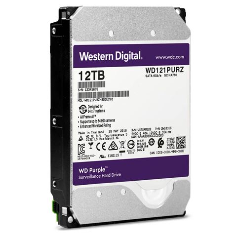 Hard Disk Western Digital Purple™ Surveillance 12TB 3