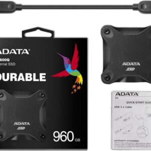 SSD EXT 960GB ASD600Q Black AD