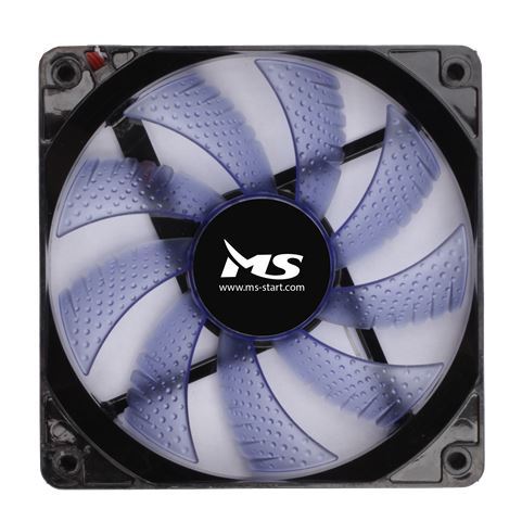 MS PC COOL 12cm plavi LED ventilator za kućište MS PC COOL 12cm plavi LED ventilator za kućište