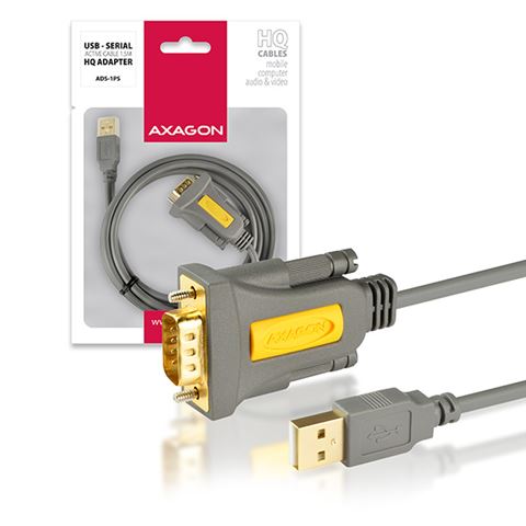 AXAGON ADS-1PS USB2.0 - Serial RS-232 DB9 HQ Adapter Profilic