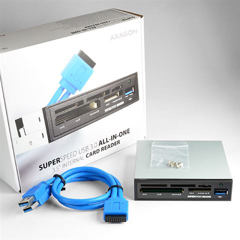 AXAGON CRI-S3 Interni 3.5" USB 3.0 čitač memorijskih kartica AXAGON CRI-S3 Interni 3.5" USB 3.0 čitač memorijskih kartica