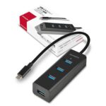 AXAGON HUE-S2C USB-C 3.0-4xUSB 3.0 Type-A Hub