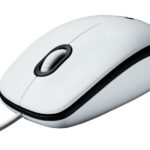 Miš žični Logitech M100 white