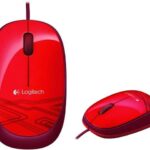 Miš žični Logitech M105 crveni