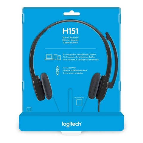 Slušalice Logitech H151 black