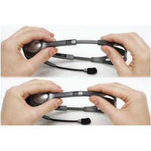 Slušalice Žičane LOG H111 black