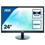 MON 24 AOC M2470SWH FHD VA VGA HDMIx2 Zvu