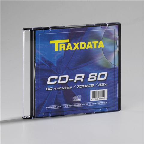 Traxdata CD-R SLIM BOX 1 KOM