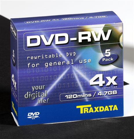 TRAXDATA OPTIČKI MEDIJ DVD-RW 4X BOX 5 TRAXDATA OPTIČKI MEDIJ DVD-RW 4X BOX 5