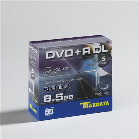 Traxdata DVD+R DL 8X BOX 5 Traxdata DVD+R DL 8X BOX 5
