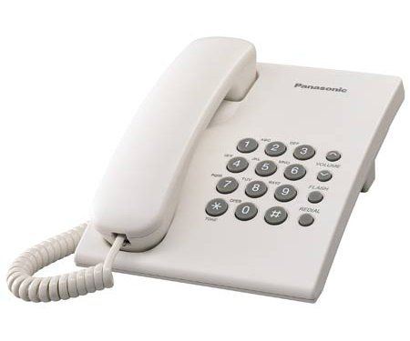 PANASONIC telefon stolni KX-TS500FXW bijeli PANASONIC telefon stolni KX-TS500FXW bijeli