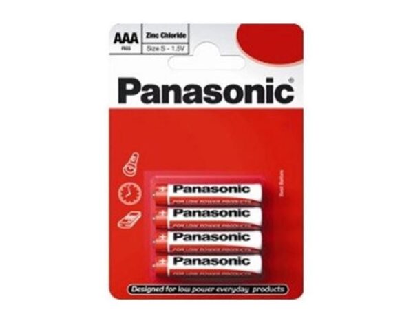 PANASONIC baterije R03RZ/4BP EU Zinc Carbon PANASONIC baterije R03RZ/4BP EU Zinc Carbon