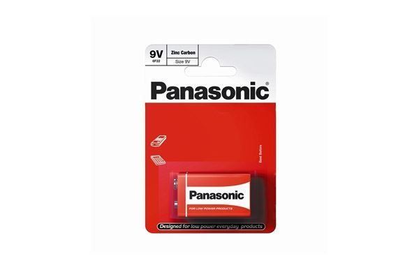 PANASONIC baterije 6F22RZ/1BP Zinc Carbon PANASONIC baterije 6F22RZ/1BP Zinc Carbon