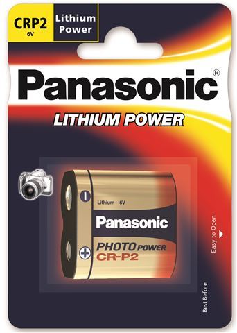 PANASONIC baterije CR-P2L/1BP Photo Lithium PANASONIC baterije CR-P2L/1BP Photo Lithium