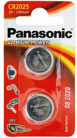 PANASONIC baterije CR-2025EL/2B Lithium Coin