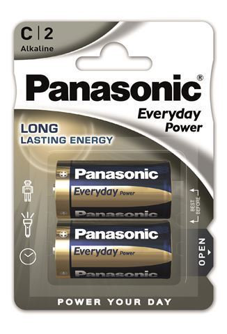 PANASONIC baterije LR14EPS/2BP Alkaline Standard Power PANASONIC baterije LR14EPS/2BP Alkaline Standard Power